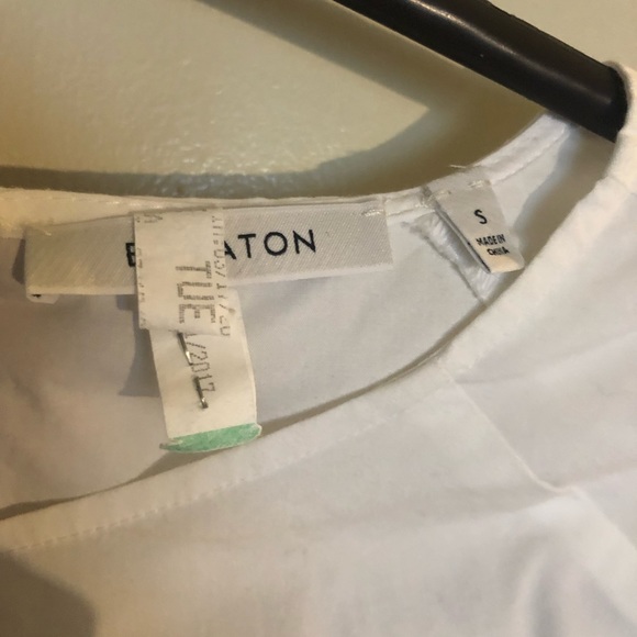 Babaton white cotton top - Picture 4 of 5